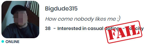The 15 Best Headlines For POF 12 desperate sounding headline example