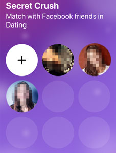 Adding friends to Secret Crush list on Facebook Dating