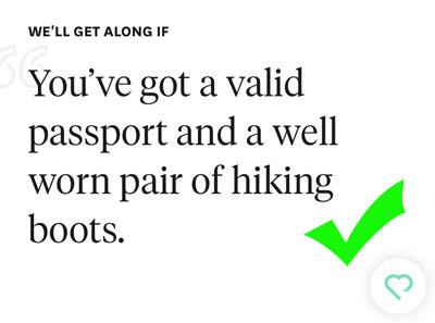 good answer to the We'll Get Along If prompt on Hinge