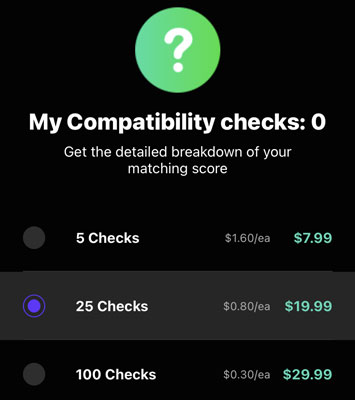 Hily compatibility check cost