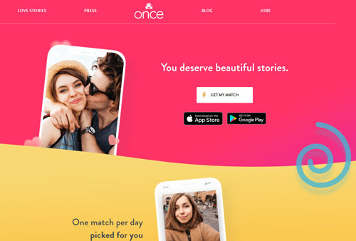 Once dating app website