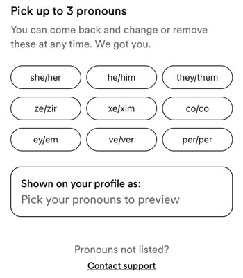 how to add pronouns to your Bumble bio
