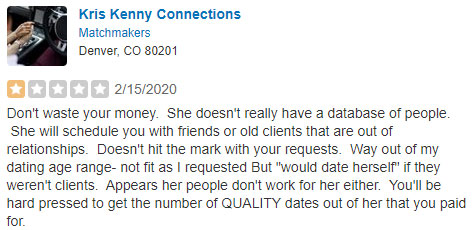 Kris Kenny Connections Yelp review