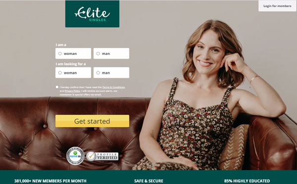EliteSingles Dating Site