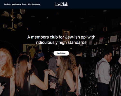 LoxClub homepage