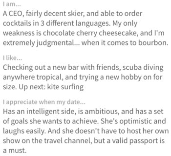 Coffee Meets Bagel Review (2022) - Is This Dating App Any Good? 9 Profile example for Coffee Meets Bagel