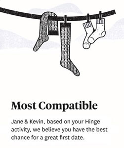 Hinge vs Bumble: Which One Is Better For Dating In 2023? 9 Hinge "Most Compatible" match example