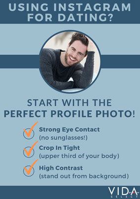 Instagram primary photo tip for dating