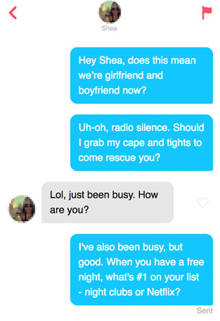 Tinder conversation strategy part 1