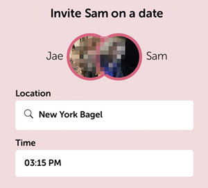 Date invite example