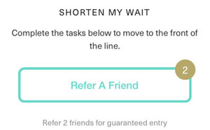 Refer a friend to get off League waitlist