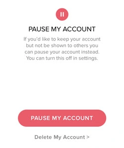 How to track deleted tinder account