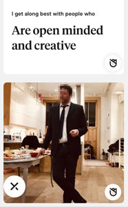 Hinge Standouts: What They Are & How To Become One 4 Example of sending a rose to a Hinge Standout
