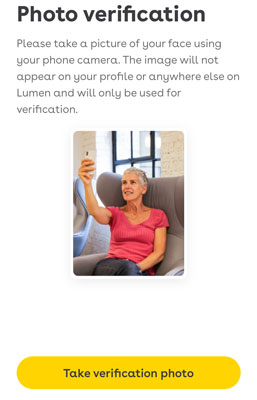 Lumen photo verification prompt