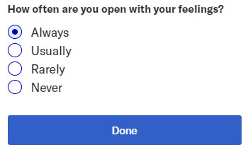 OkCupid question about feelings