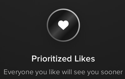 Prioritized Likes on Tinder