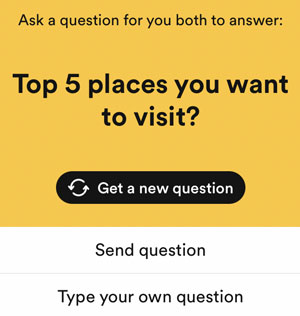 Bumble Question Game