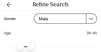 POF age range example with round numbers