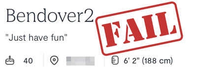 POF Inbox A Ghost Town? These Expert Hacks Will Get Women Interested! 4 "Bendover" is a bad username on POF
