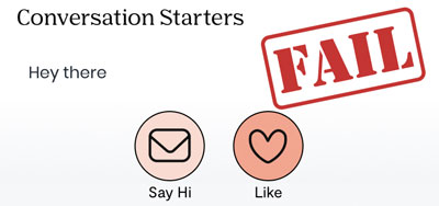 About Me & Conversation Starter Ideas For Plenty Of Fish 10 "Hey there" is a terrible conversation starter on POF