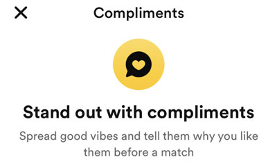 Stand out with compliments notification