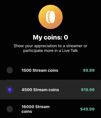 Hily Stream Coins