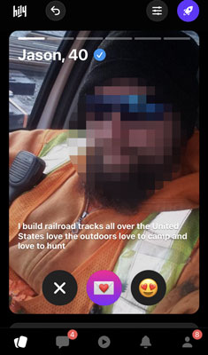 Hily Dating App Review For 2023 (Does It Actually Work?) 2 Hily profile example with X and heart-eyes smiley