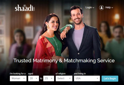 Shaadi matrimonial site