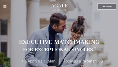 Agape Match website
