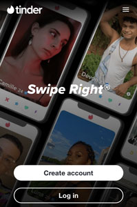 Tinder website