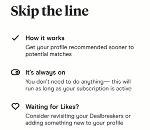 HingeX Review: Is It Worth $49.99 Per Month? 2 HingeX Skip The Line