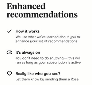 HingeX Review: Is It Worth $49.99 Per Month? 3 HingeX enhanced recommendations