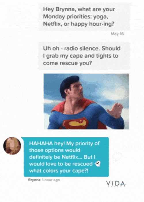 11 Proven Tinder Opening Lines You Can Send To Any Match 14 follow up to a first message on Tinder.