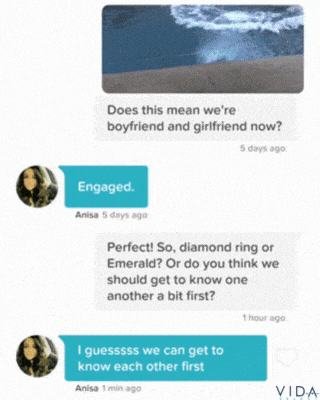 11 Online Dating First Message Examples That Get Responses 3 Does this mean we're boyfriend and girlfriend now?