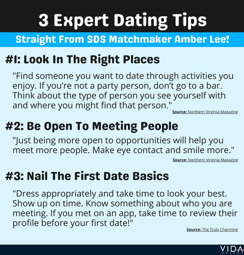 3 dating tips from matchmaker Amber Lee