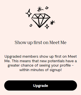 Show up first on Meet Me notification
