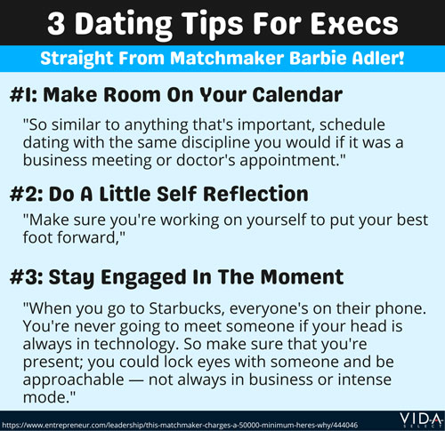 Barbie Adler Profile: Is She The Best Matchmaker For You? 2 Barbie Adler's dating tips for busy professionals