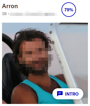 OkCupid match percentage