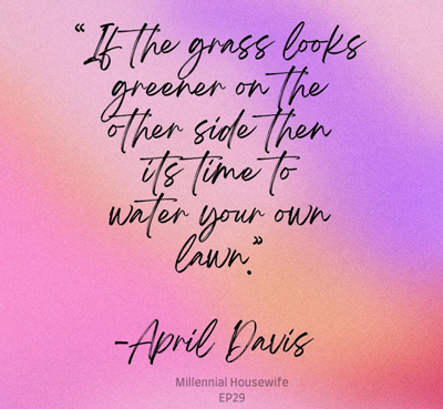 April Davis instagram quote