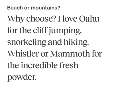 Match Highlights Feature Explained: Cost & How It Works! 4 effective Beach or Mountains? prompt example
