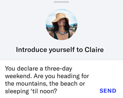 Best OkCupid Intro example