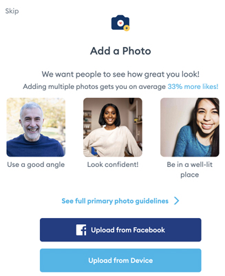 Zoosk add a photo prompt