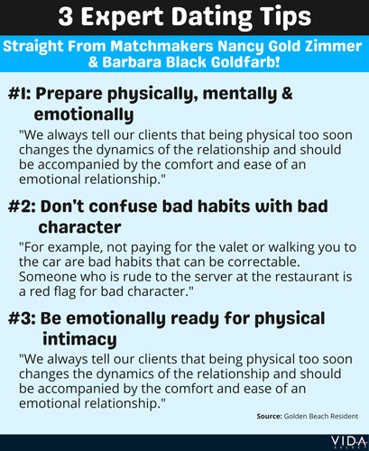Dating advice from Nancy Gold Zimmer & Barbara Black Goldfarb