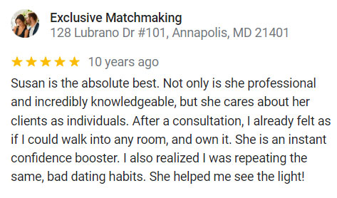 5-star google Exclusive Matchmaking review