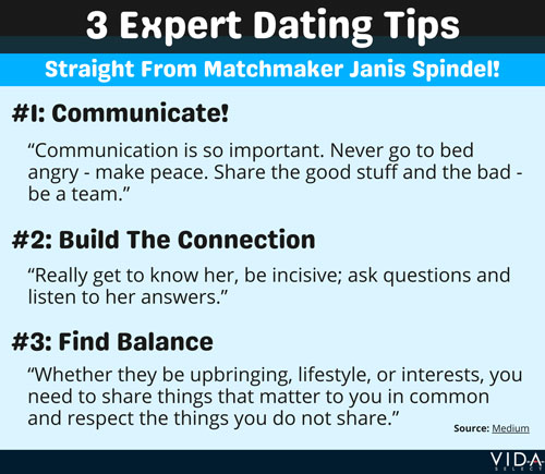 Janis Spindel dating tips
