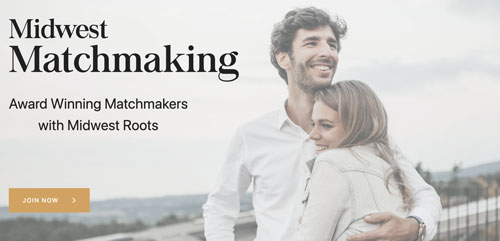 Midwest Matchmaking website homepage