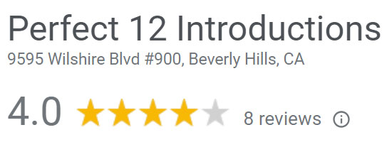 Perfect 12 4-star Google rating