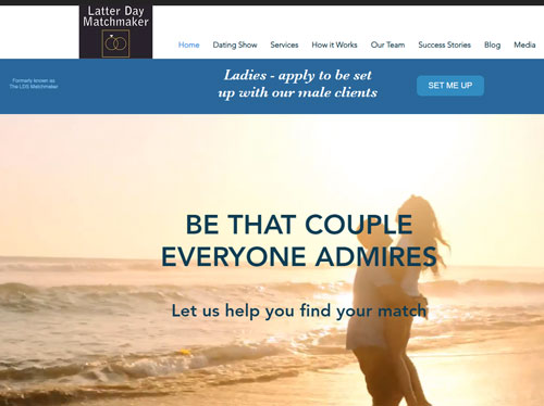 Latter Day Matchmaker homepage