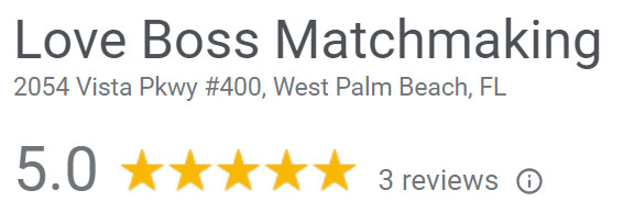 Love Boss Matchmaking 5 star Google rating