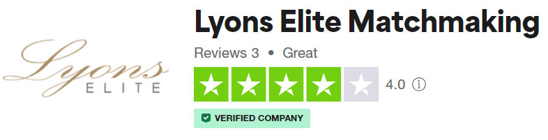 4-star rating on Trustpilot for Lyons Elite